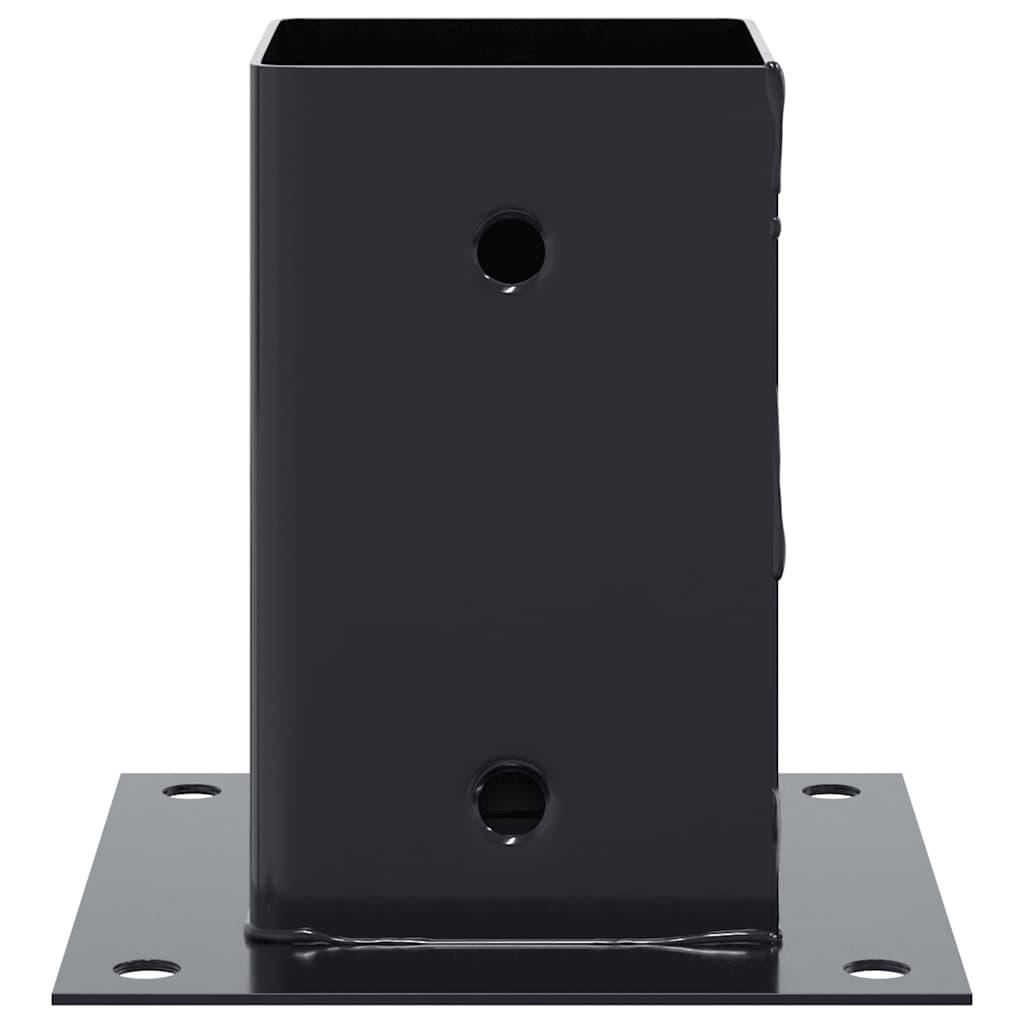 Podstavce pod sloupky čtvercové 12 ks antracit 81x81 mm