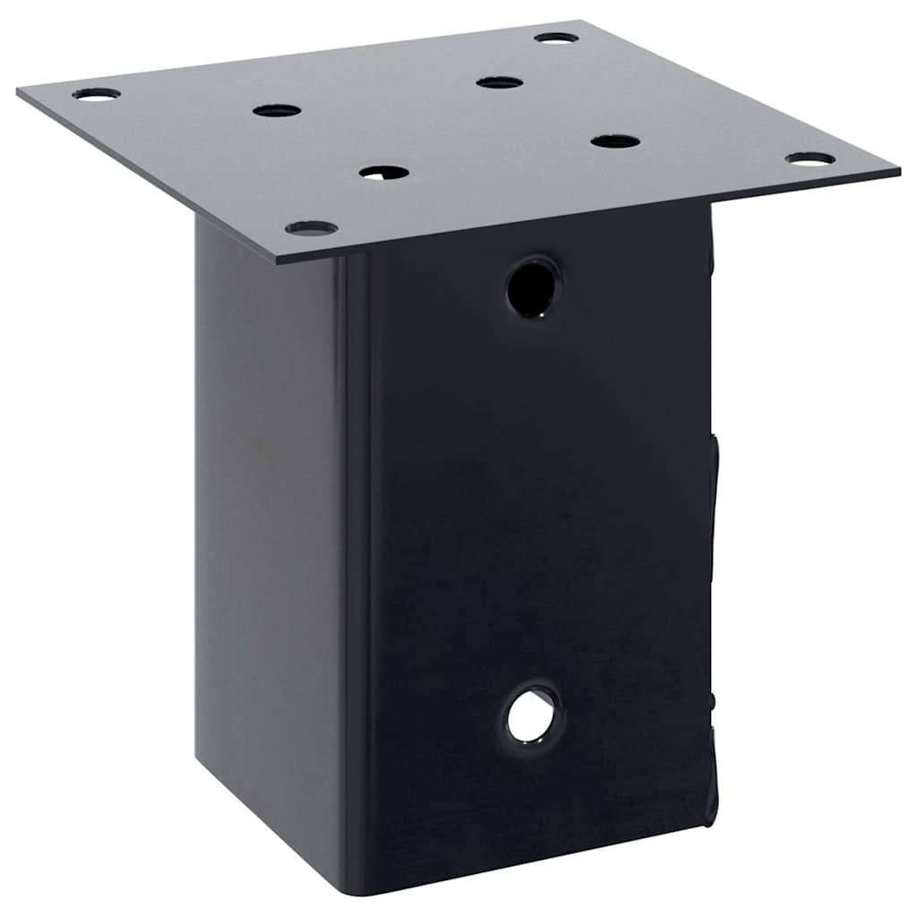 Podstavce pod sloupky čtvercové 12 ks antracit 81x81 mm