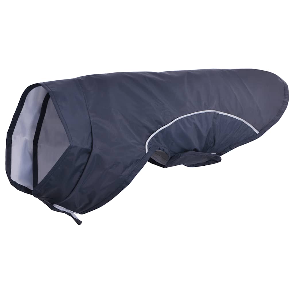 Pláštěnka pro psy s reflexními proužky polyester modrá XS
