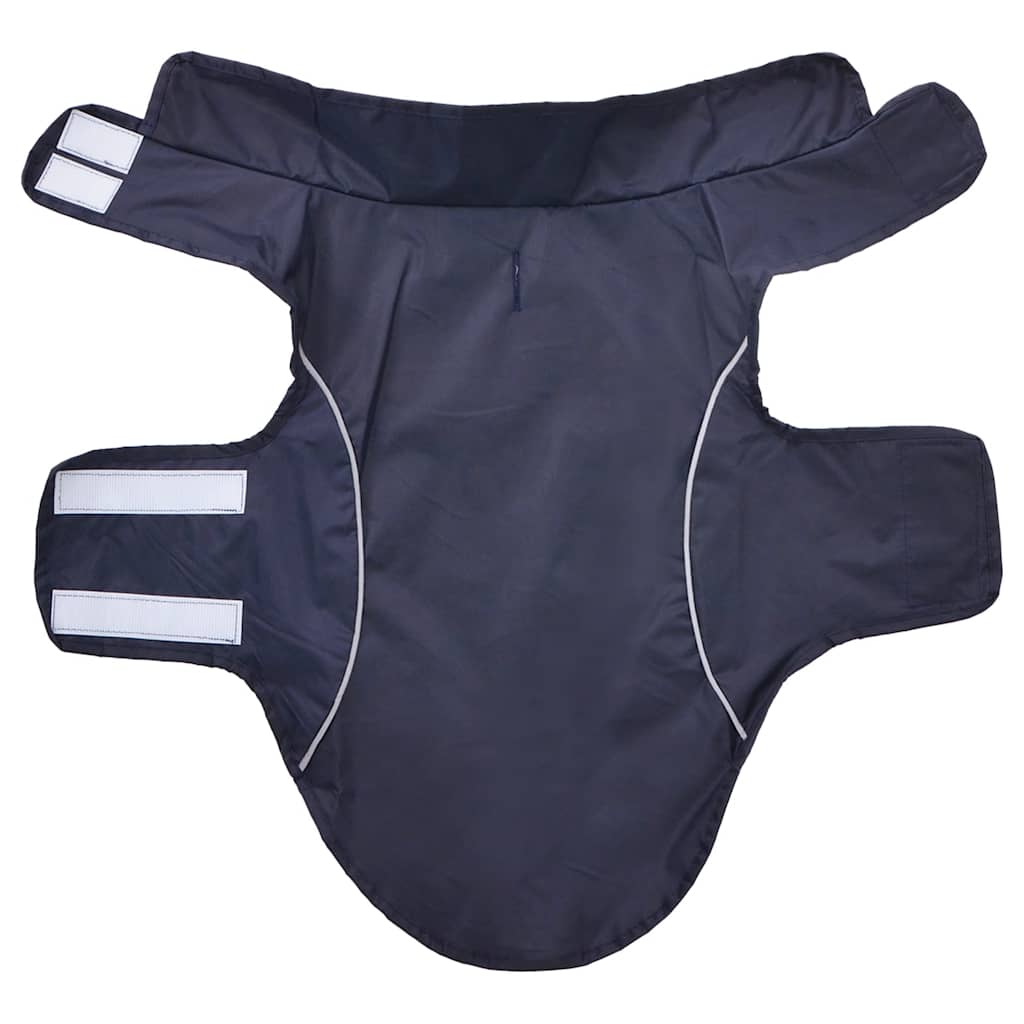 Pláštěnka pro psy s reflexními proužky polyester modrá XS