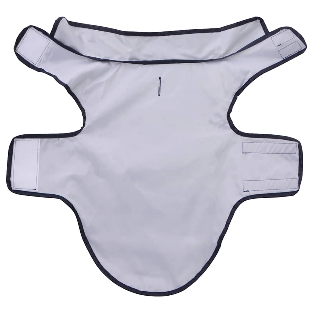 Pláštěnka pro psy s reflexními proužky polyester modrá XS
