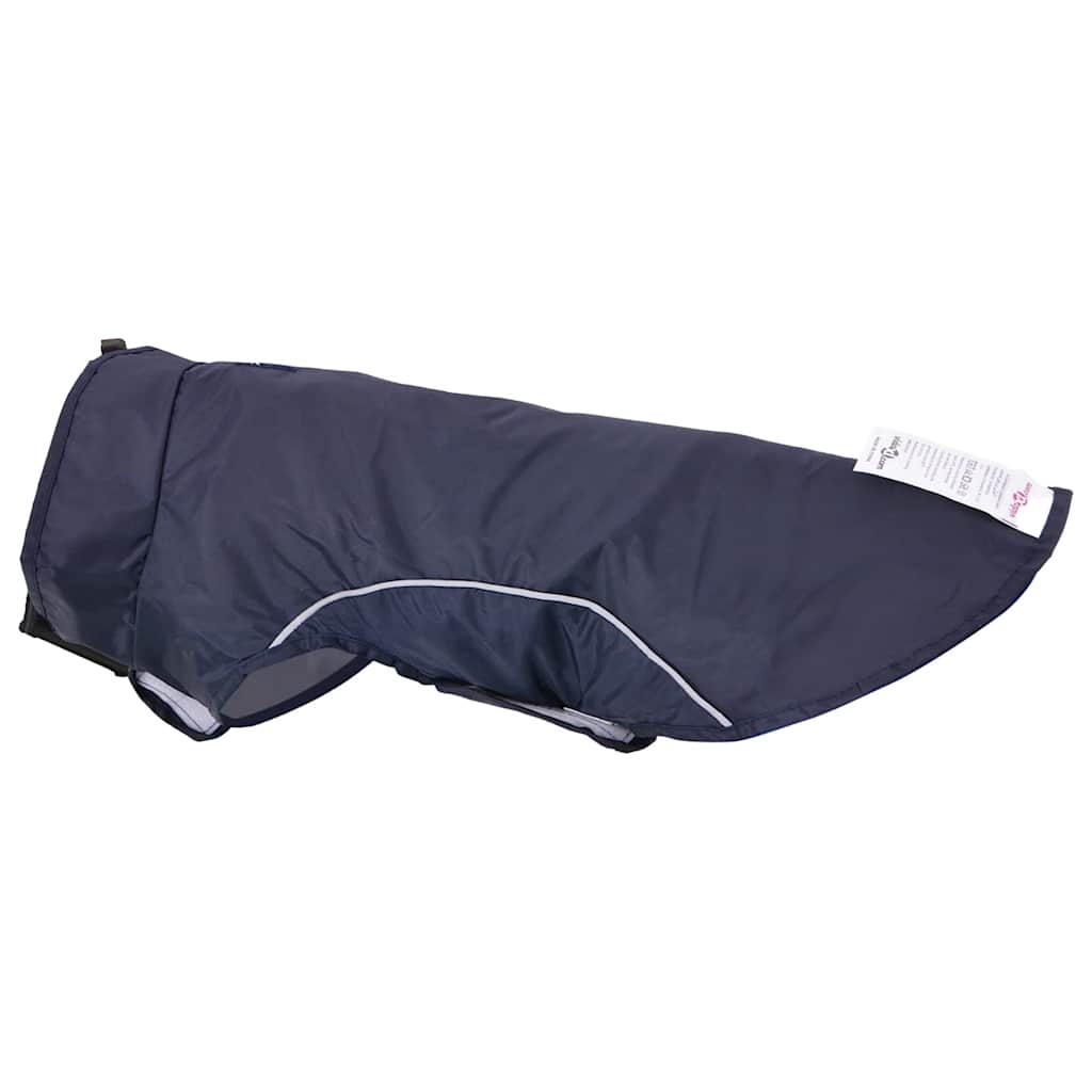 Pláštěnka pro psy s reflexními proužky polyester modrá XS