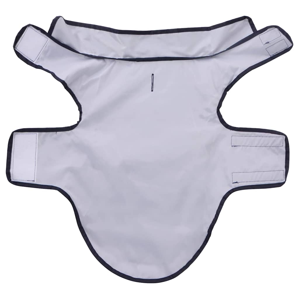 Pláštěnka pro psy s reflexními proužky polyester modrá S