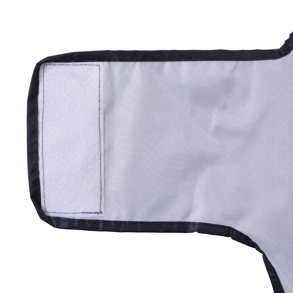Pláštěnka pro psy s reflexními proužky polyester modrá S