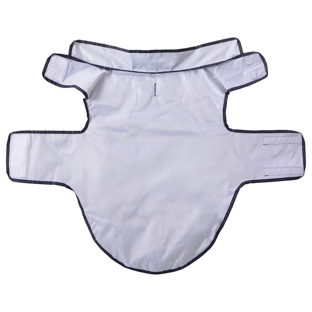 Pláštěnka pro psy s reflexními proužky polyester modrá L