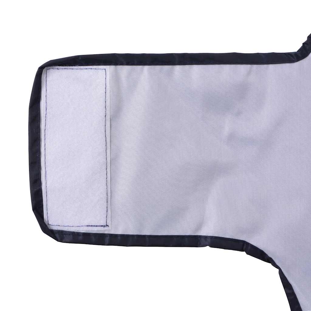 Pláštěnka pro psy s reflexními proužky polyester modrá L