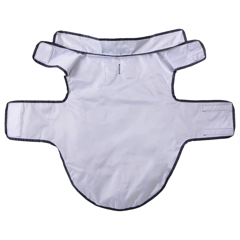 Pláštěnka pro psy s reflexními proužky polyester modrá XL