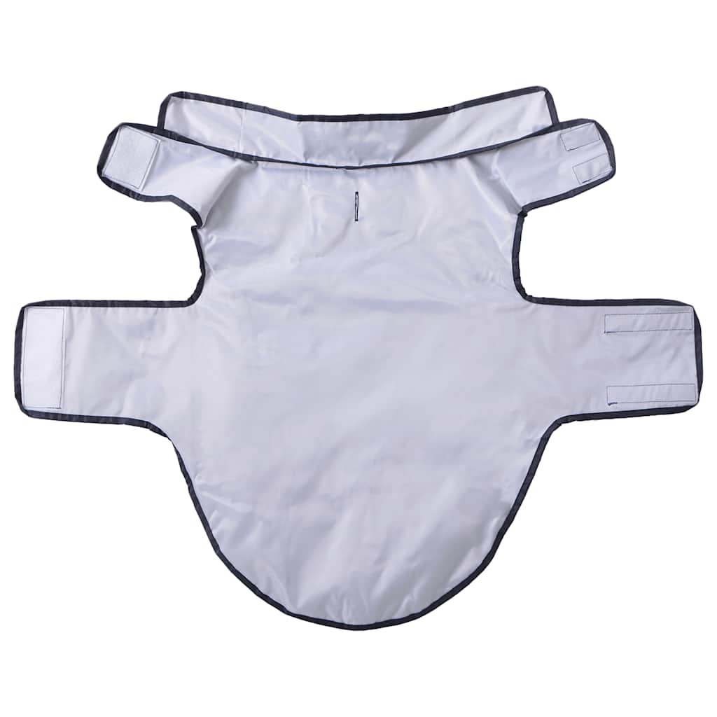 Pláštěnka pro psy s reflexními proužky polyester modrá 2XL