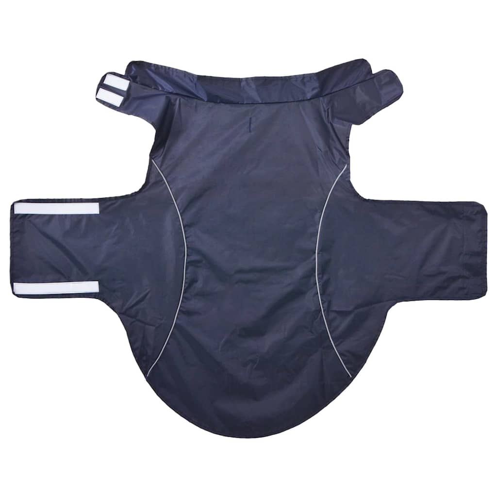 Pláštěnka pro psy s reflexními proužky polyester modrá 3XL