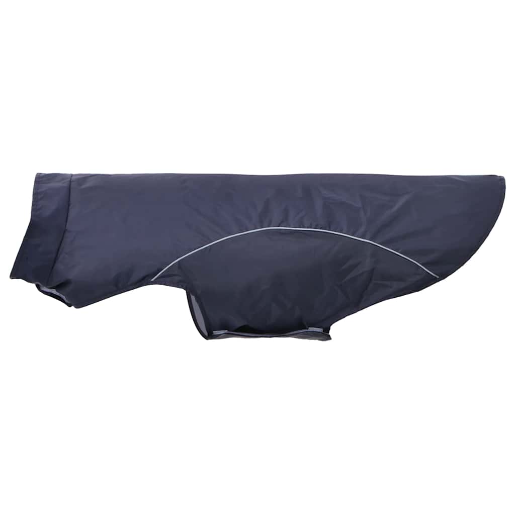 Pláštěnka pro psy s reflexními proužky polyester modrá 3XL