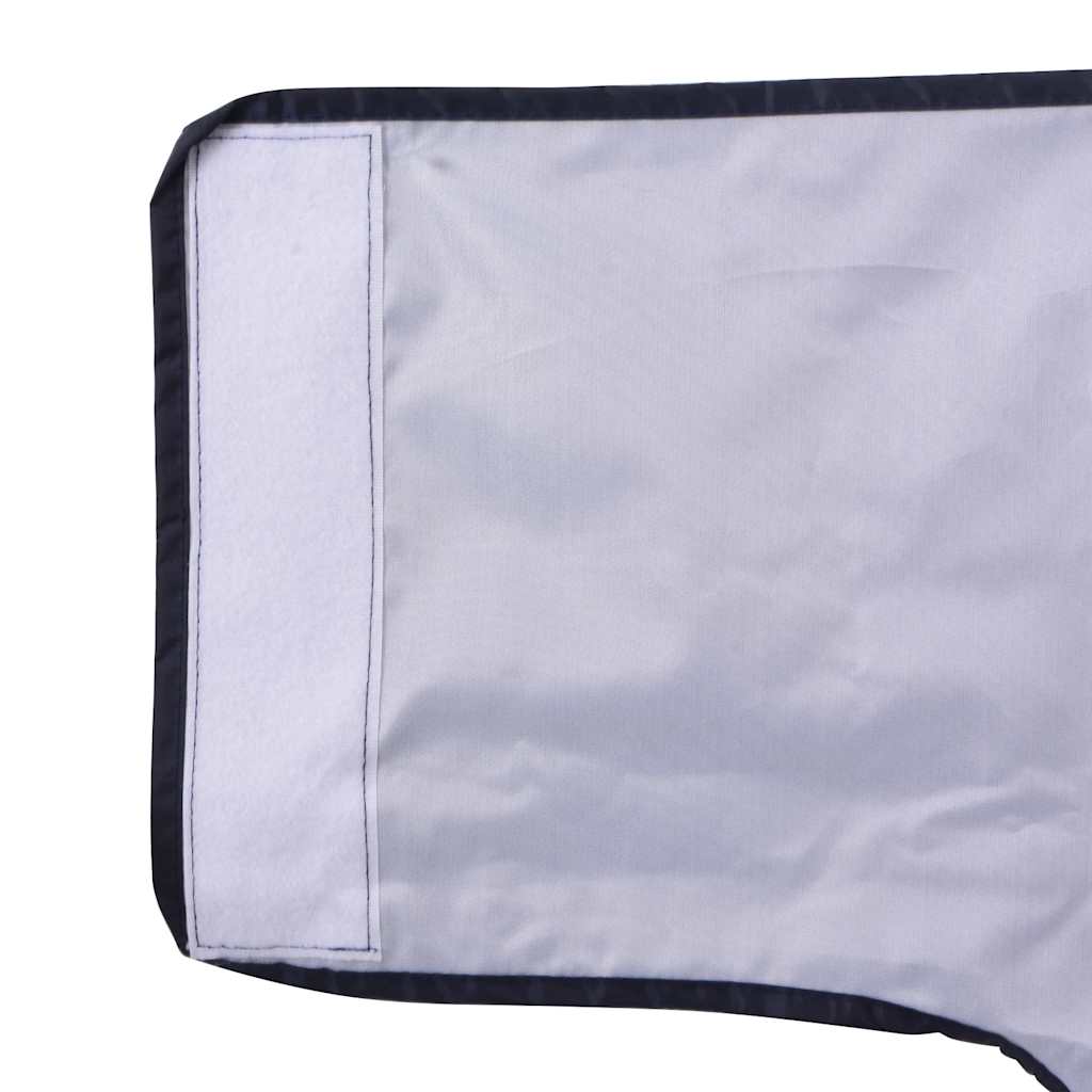 Pláštěnka pro psy s reflexními proužky polyester modrá 3XL