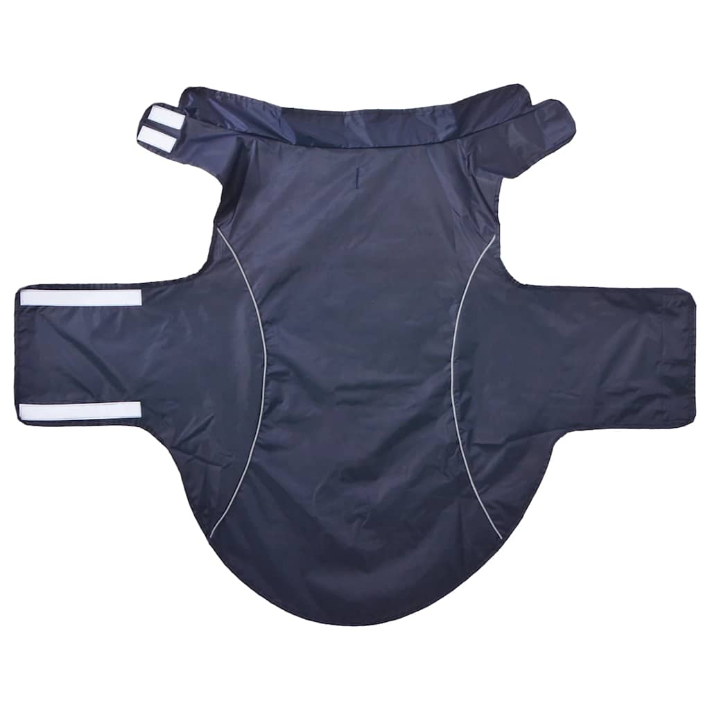 Pláštěnka pro psy s reflexními proužky polyester modrá 4XL