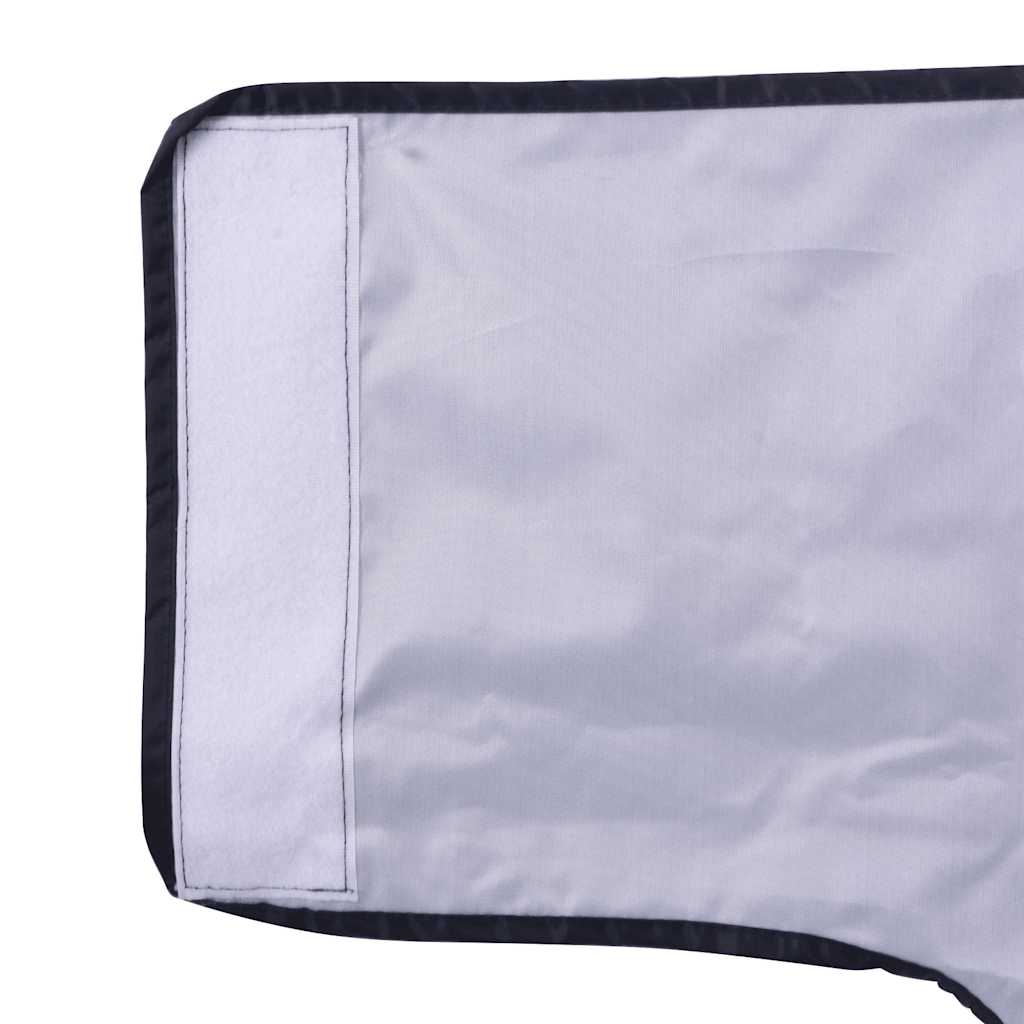 Pláštěnka pro psy s reflexními proužky polyester modrá 4XL