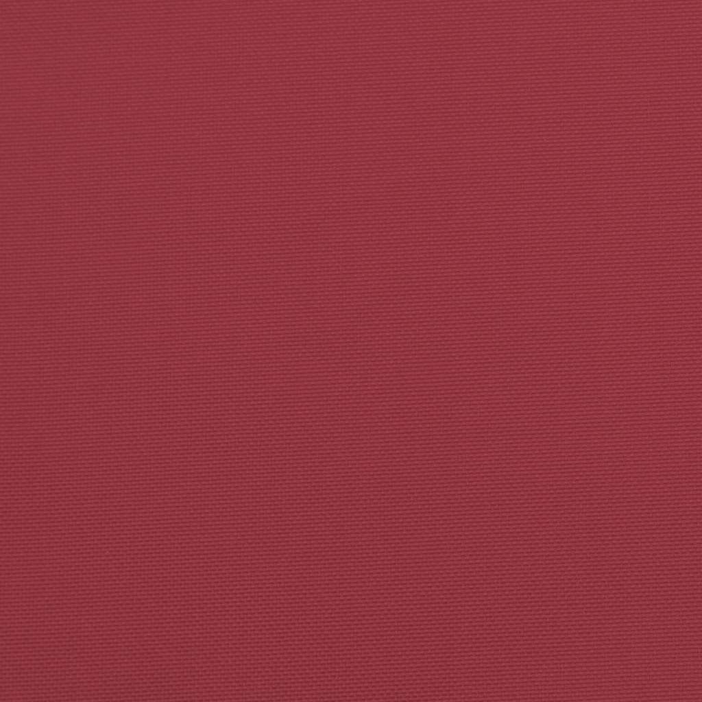 Polstr na paletové sedadlo 2 pcs Víno Červené 40 x 40 x 8 cm