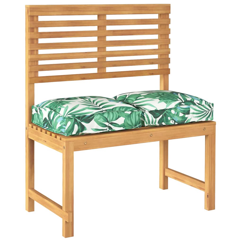 Polstr na paletové sedadlo 2 pcs Vzor listí 40 x 40 x 8 cm