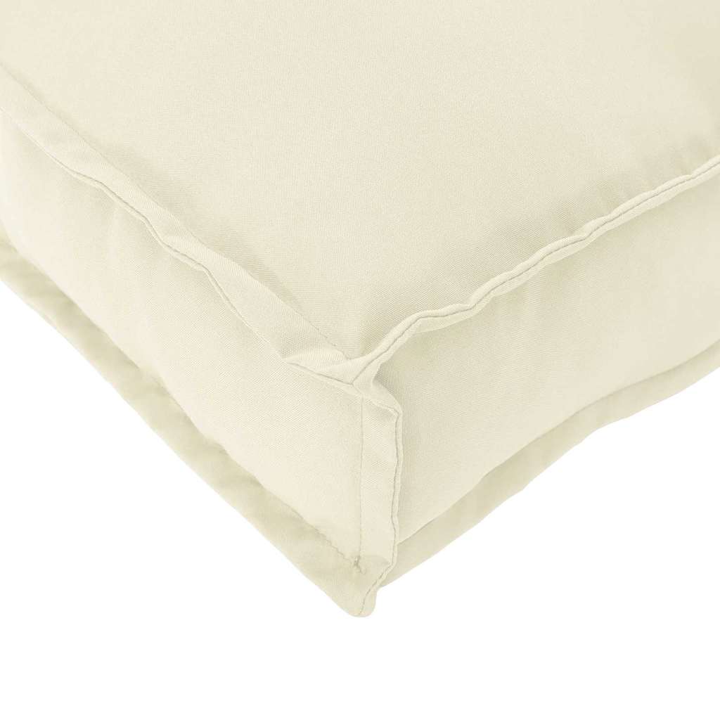 Polstr na paletové sedadlo 4 pcs Krémová 40 x 40 x 8 cm