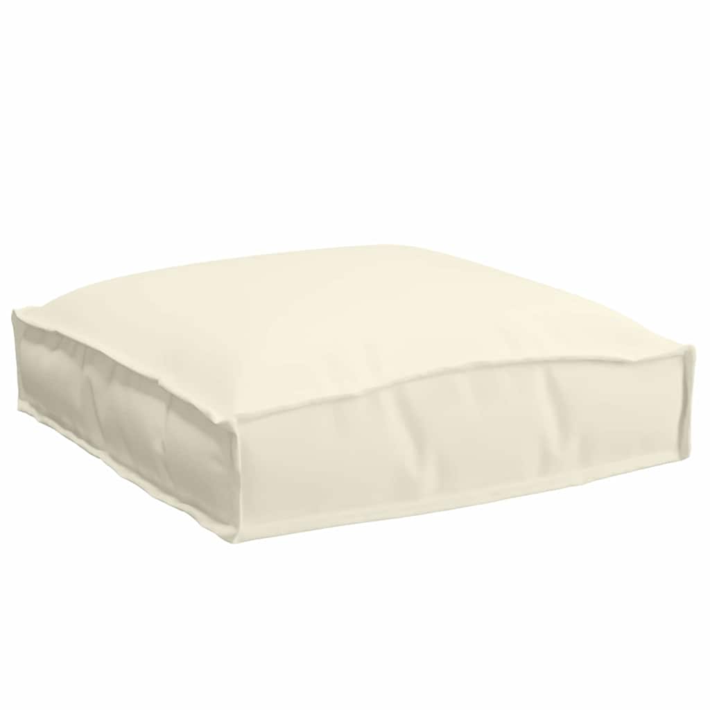 Polstr na paletové sedadlo 4 pcs Krémová 40 x 40 x 8 cm