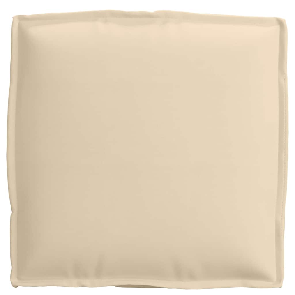 Polstr na paletové sedadlo 4 pcs Béžová 40 x 40 x 8 cm