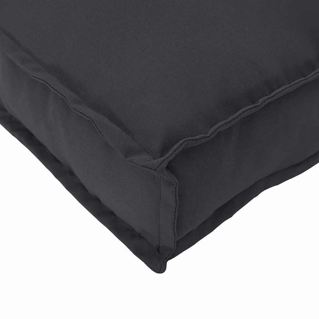 Polstr na paletové sedadlo 4 pcs Černá 40 x 40 x 8 cm