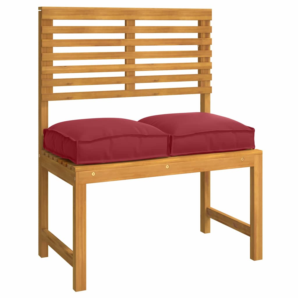 Polstr na paletové sedadlo 4 pcs Víno Červené 40 x 40 x 8 cm