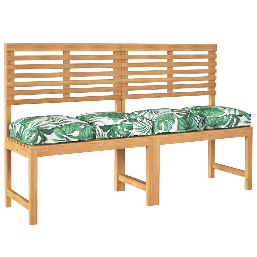 Polstr na paletové sedadlo 4 pcs Vzor listí 40 x 40 x 8 cm
