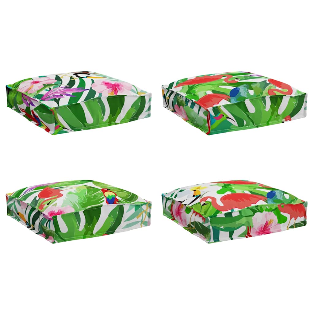 Polstr na paletové sedadlo 4 pcs Vícebarevný 40 x 40 x 8 cm