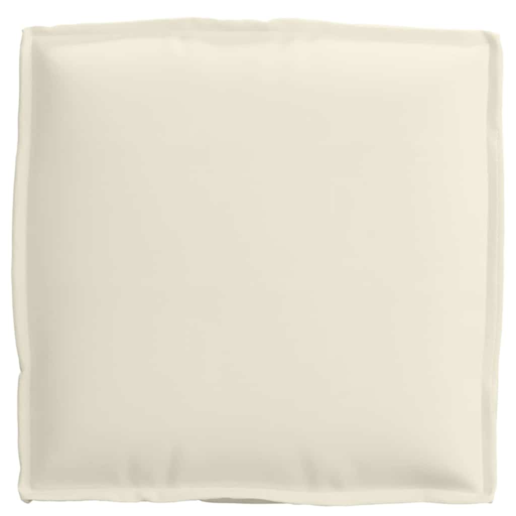 Polstr na paletové sedadlo 6 pcs Krémová 40 x 40 x 8 cm