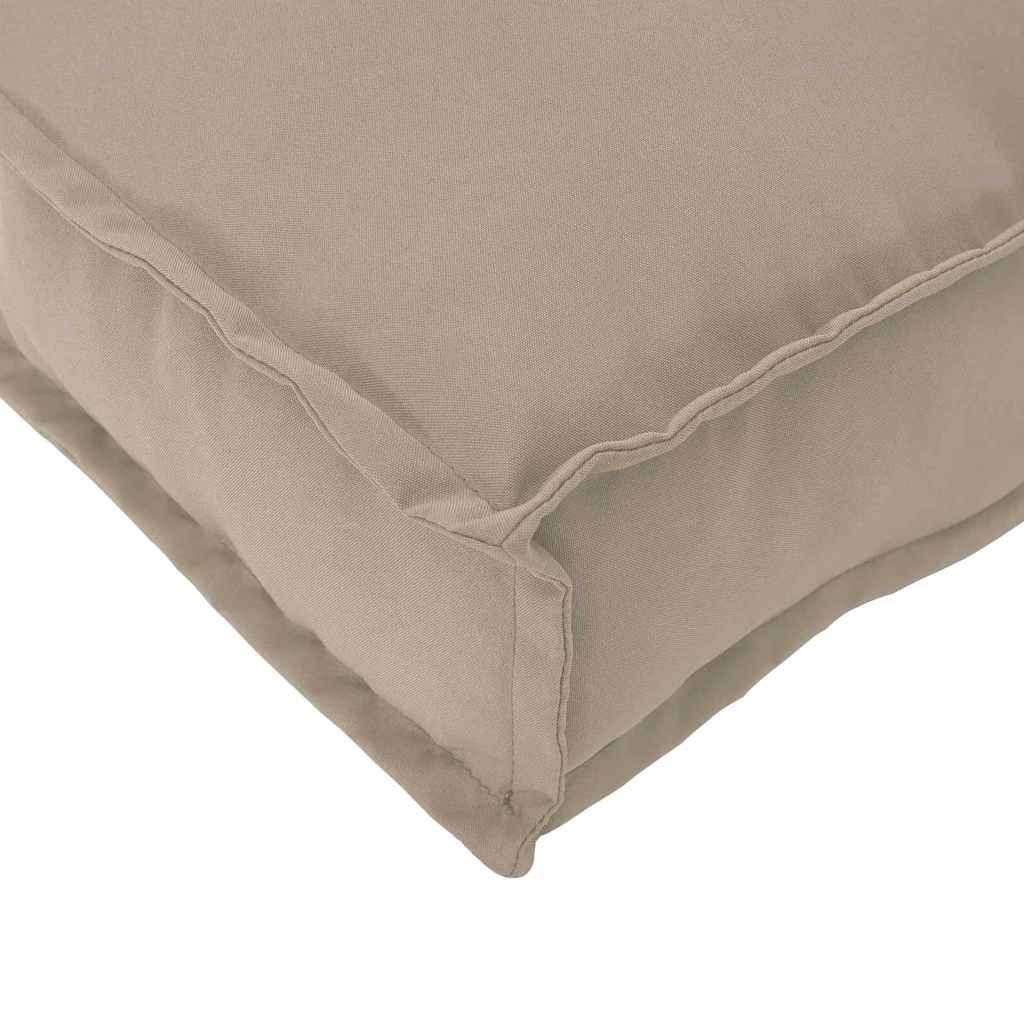 Polstr na paletové sedadlo 6 pcs Taupe 40 x 40 x 8 cm