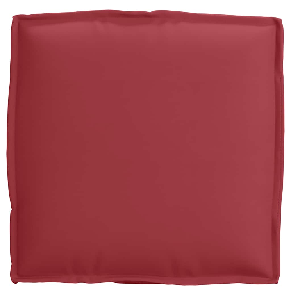 Polstr na paletové sedadlo 6 pcs Víno Červené 40 x 40 x 8 cm