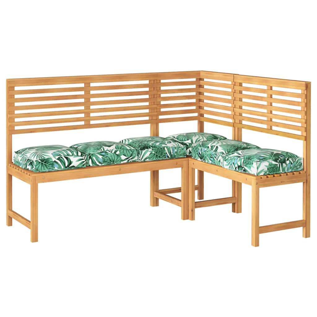 Polstr na paletové sedadlo 6 pcs Vzor listí 40 x 40 x 8 cm