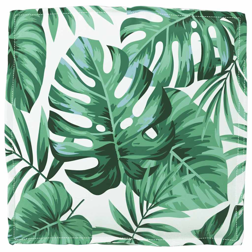 Polstr na paletové sedadlo 6 pcs Vzor listí 40 x 40 x 8 cm