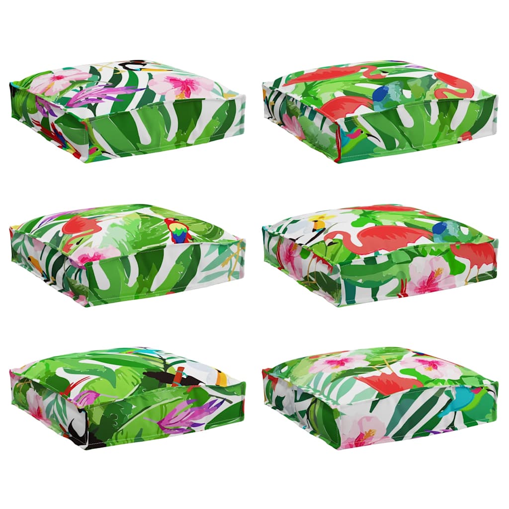 Polstr na paletové sedadlo 6 pcs Vícebarevný 40 x 40 x 8 cm