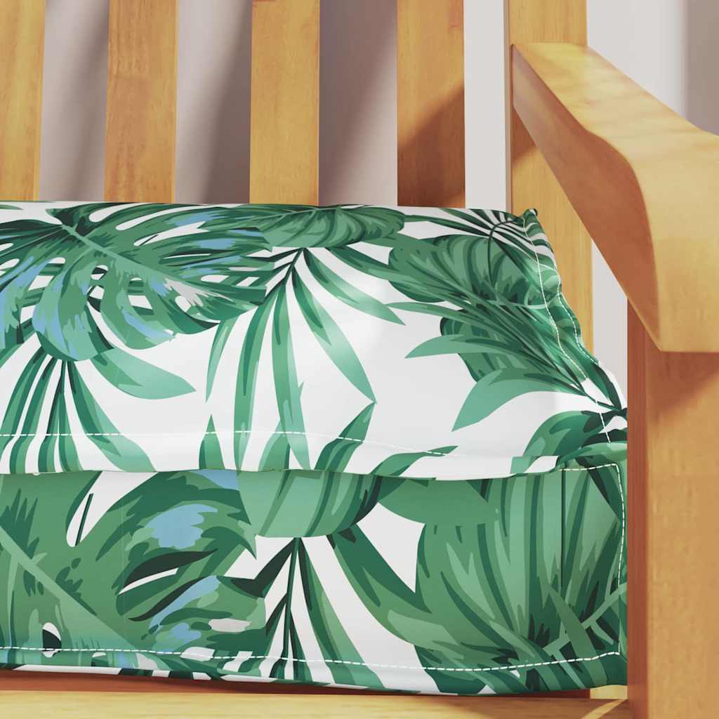 Polštář na palety Vzor listí 180 x 40 x 8 cm Oxfordská látka