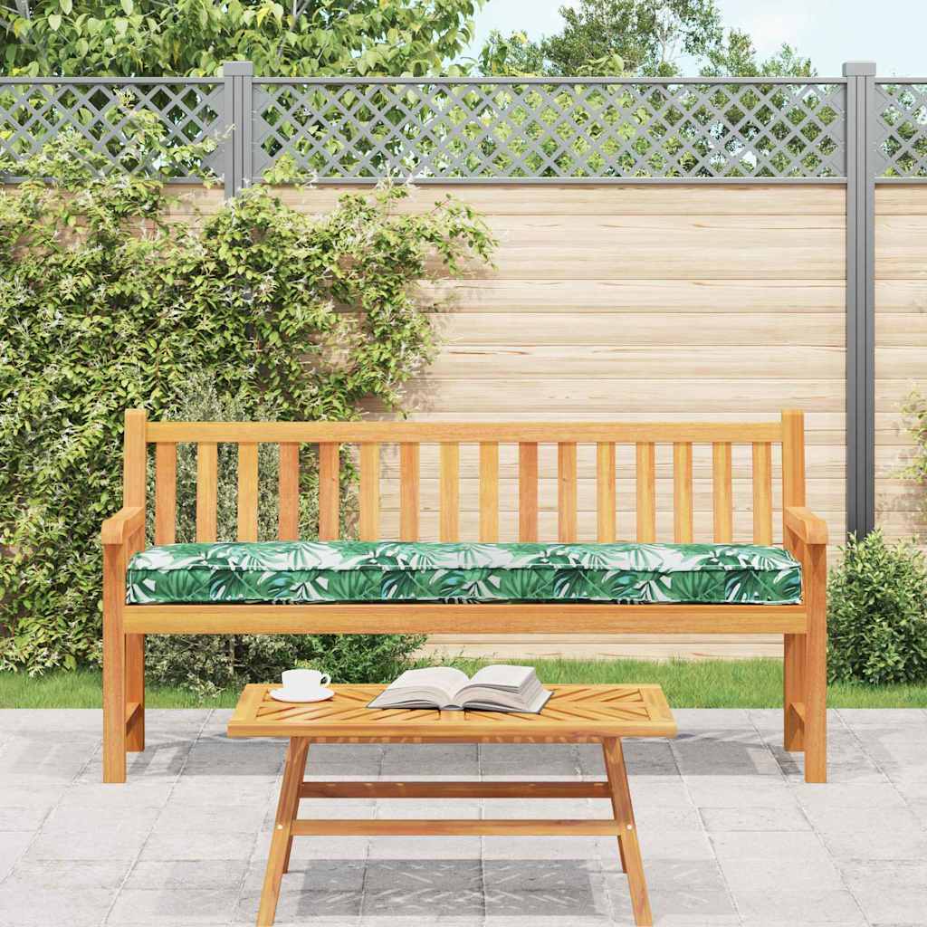Polštář na palety Vzor listí 180 x 40 x 8 cm Oxfordská látka