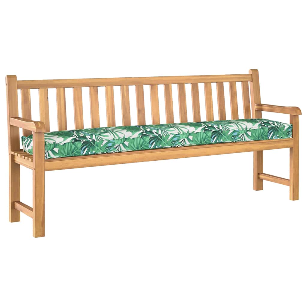 Polštář na palety Vzor listí 180 x 40 x 8 cm Oxfordská látka