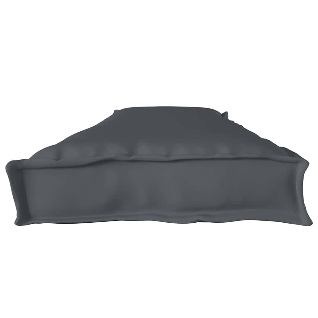 Sada polštářů na paletu 2 pcs Antracit 180 x 40 x 8 cm
