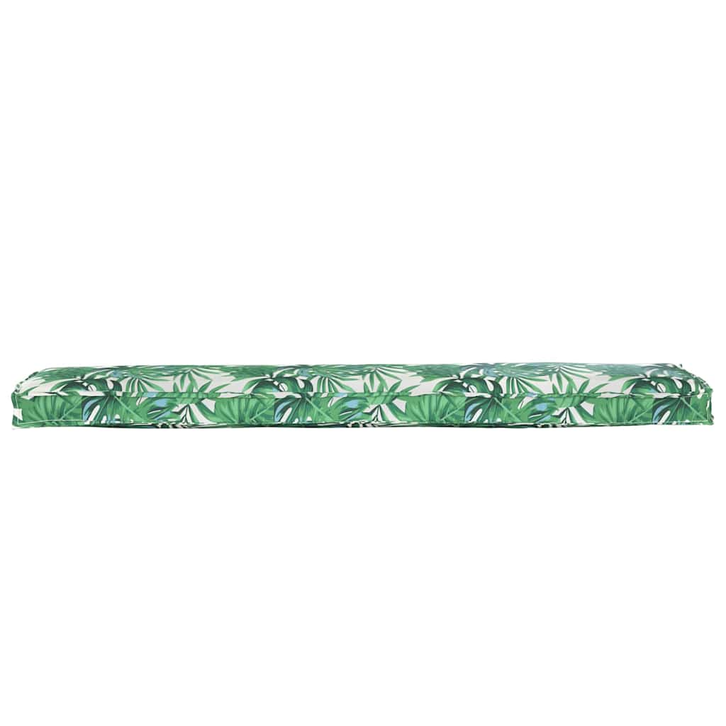 Sada polštářů na paletu 2 pcs Vzor listí 180 x 40 x 8 cm