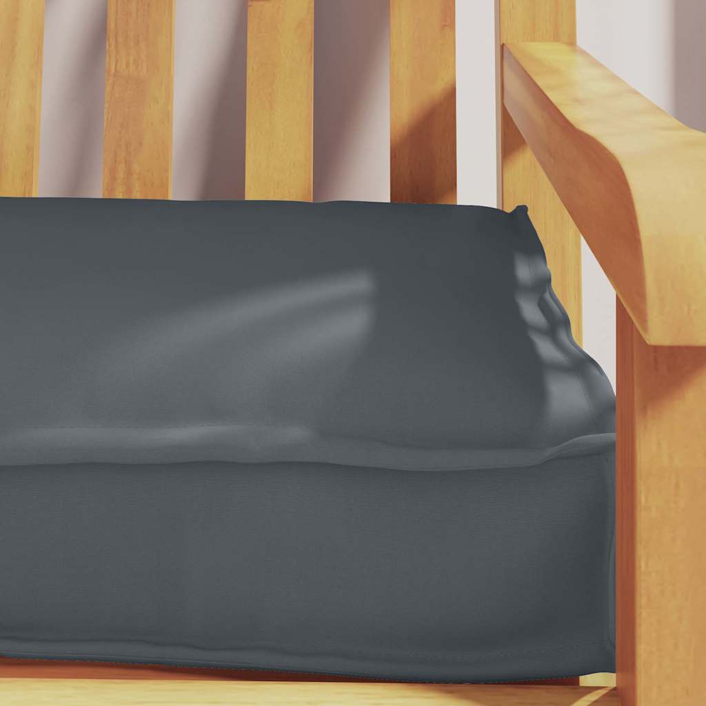 Sada polštářů na paletu 2 pcs Antracit 200 x 40 x 8 cm