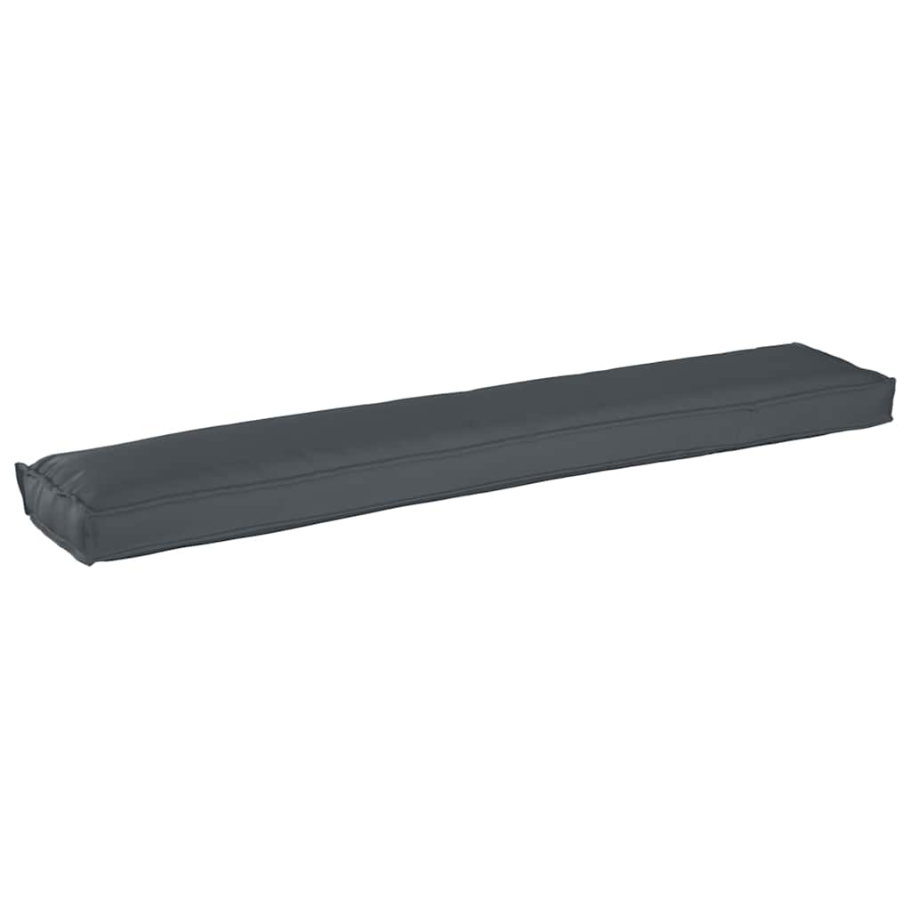 Sada polštářů na paletu 2 pcs Antracit 200 x 40 x 8 cm