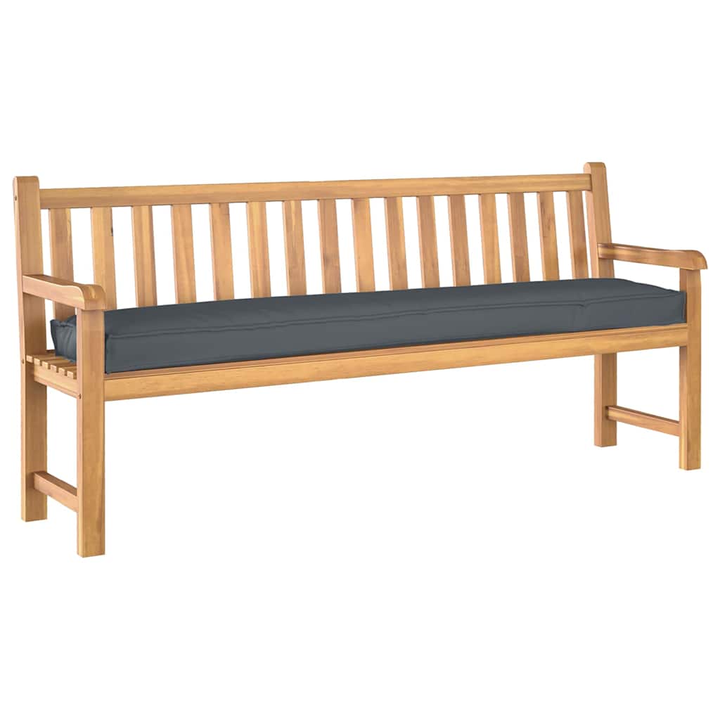 Sada polštářů na paletu 2 pcs Antracit 200 x 40 x 8 cm