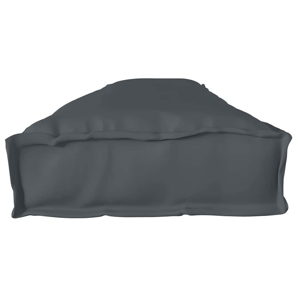 Sada polštářů na paletu 2 pcs Antracit 200 x 40 x 8 cm