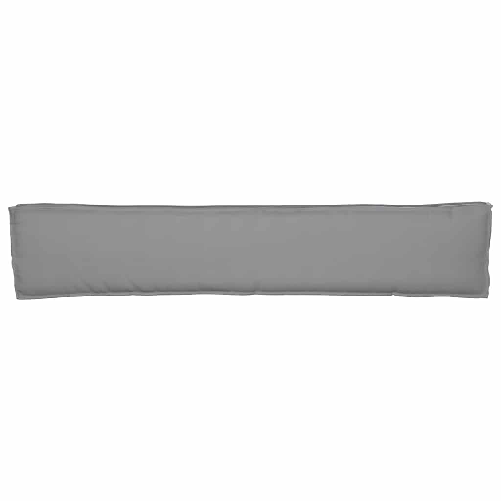 Sada polštářů na paletu 2 pcs Šedá 200 x 40 x 8 cm