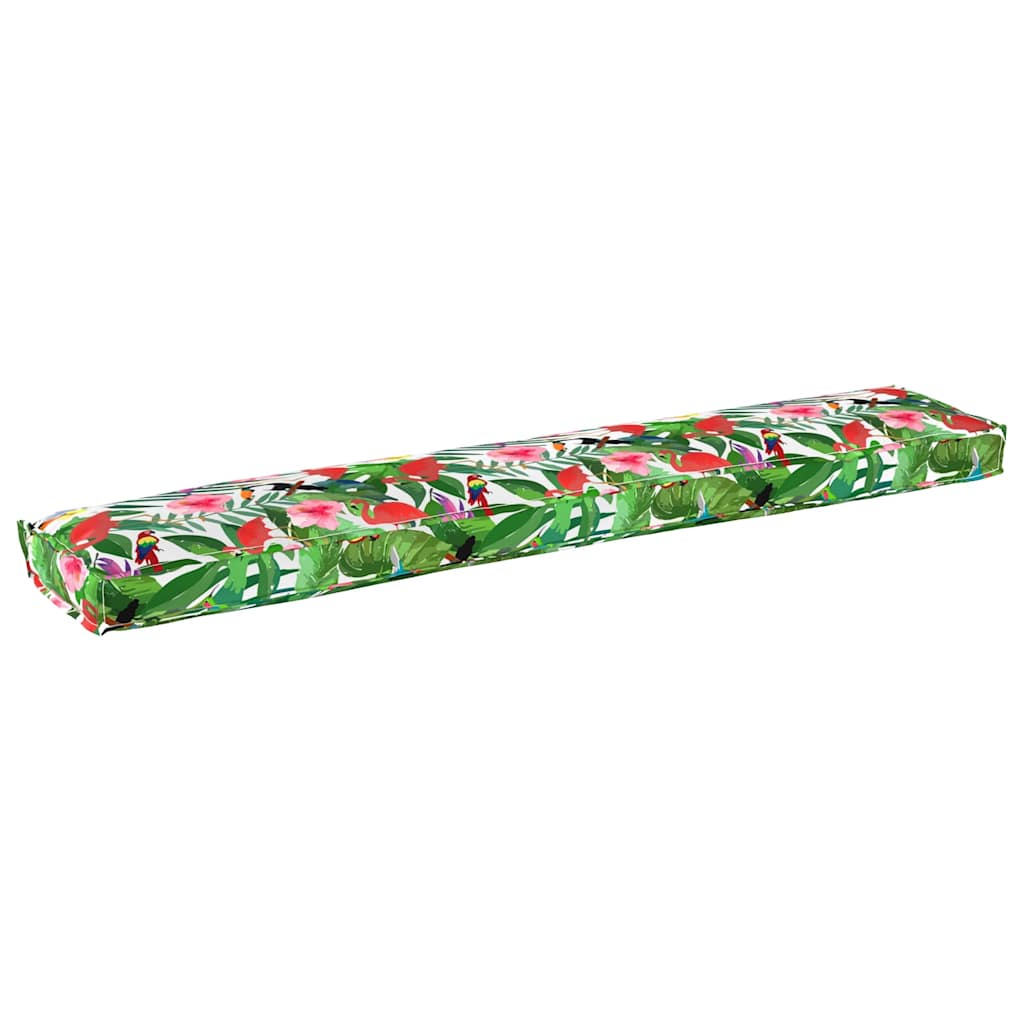 Sada polštářů na paletu 2 pcs Tropická džungle 200 x 40 x 8 cm
