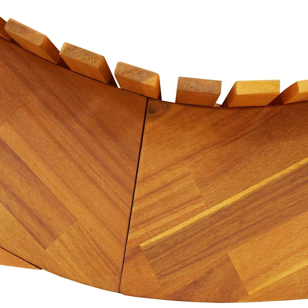 Houpací sluneční lehátka 2 pcs Hnědá 154 x 60 x 74 cm