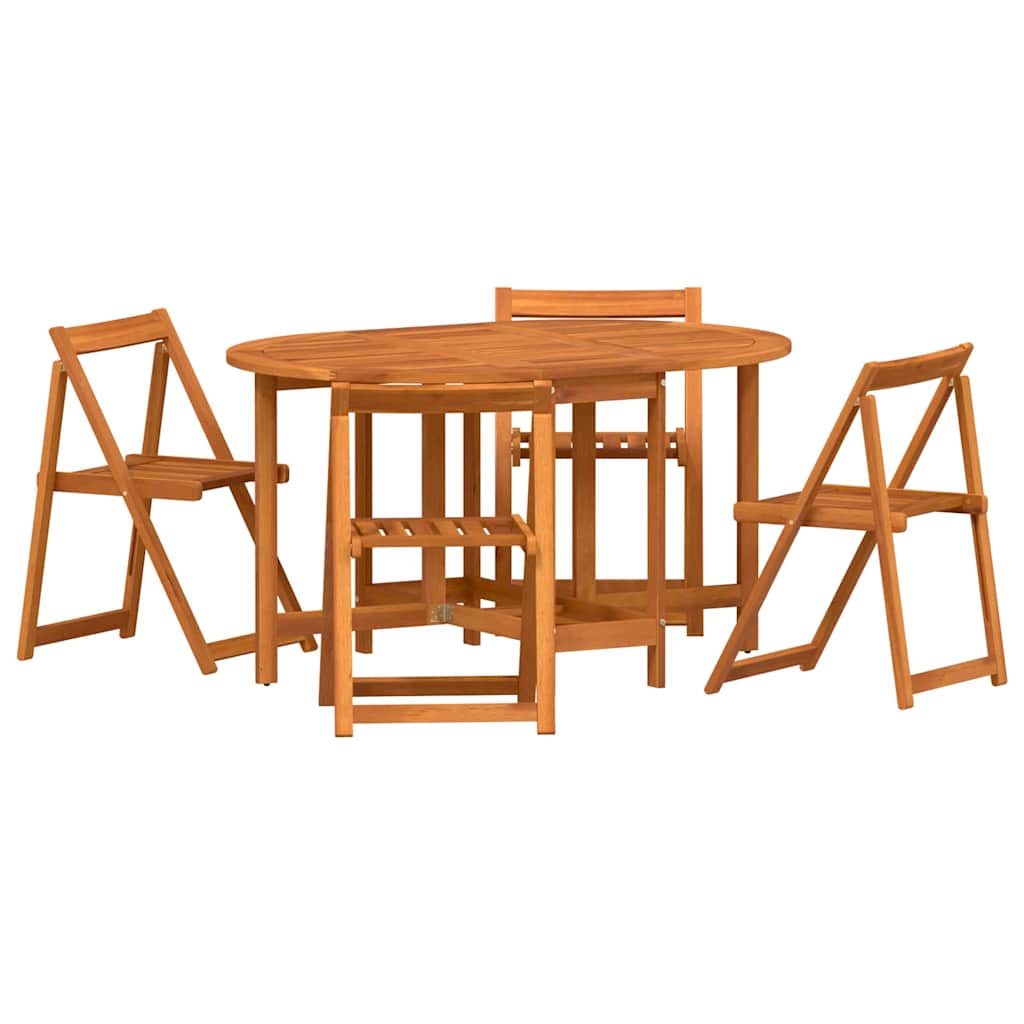 Zahradní stůl 5 pcs Hnědá 110 x 60 x 72 cm