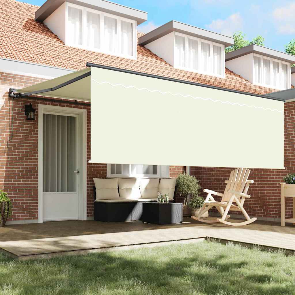 Budsorovatelné zastřešení Krémová 400 × 300 cm Polyester