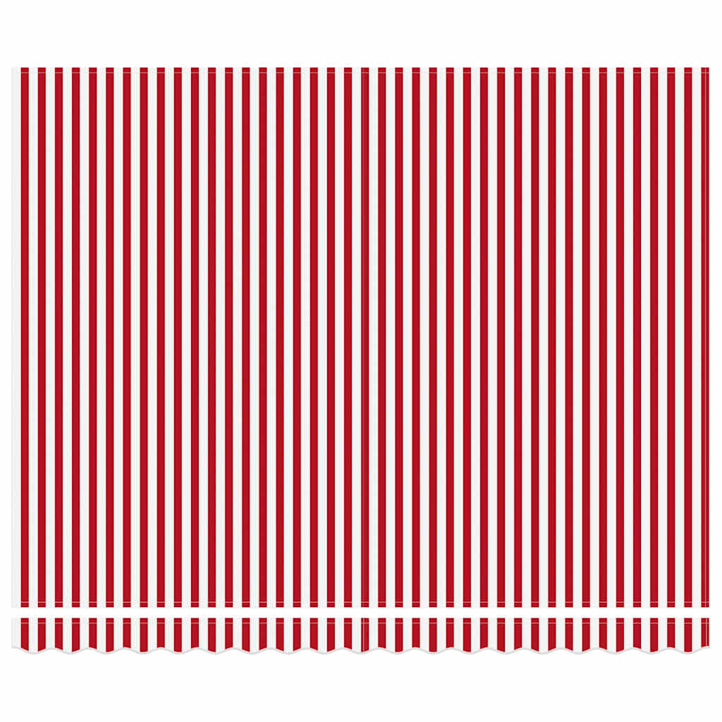 Budsorovatelné zastřešení Červená a bílá 400 ×300 cm textil