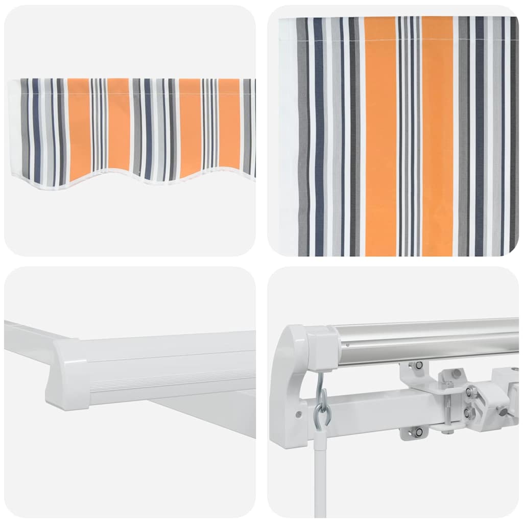 Budsorovatelné zastřešení Vícebarevný 400 × 300 cm Polyester