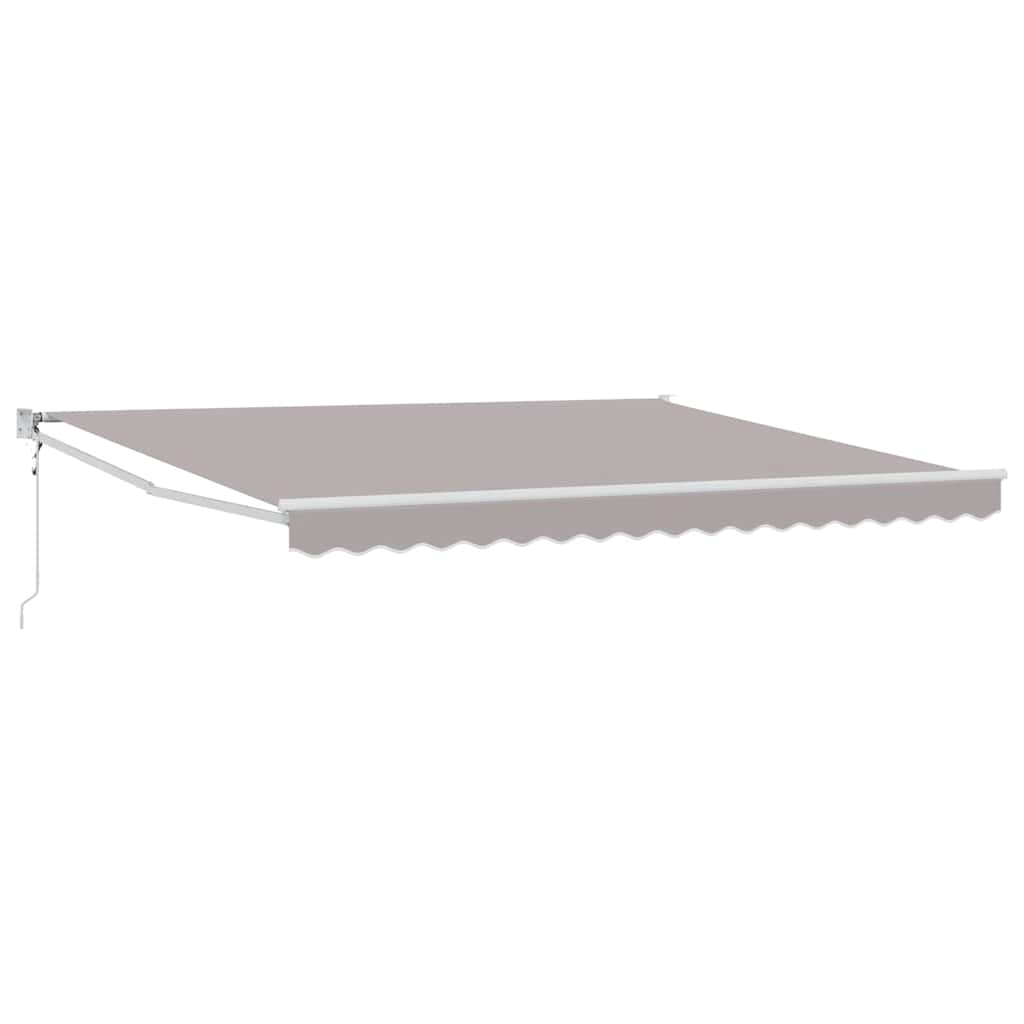 Budsorovatelné zastřešení Světle šedá 400 × 300 cm Polyester