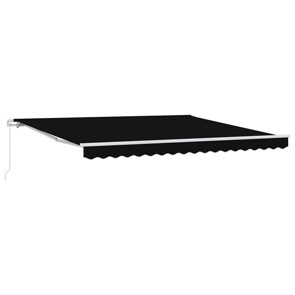 Budsorovatelné zastřešení Černá 400 × 350 cm Polyester